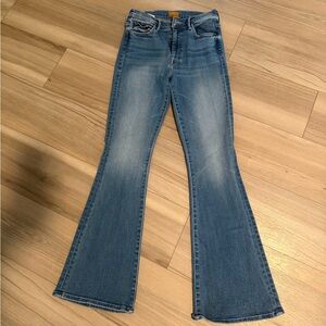 MOTHER Blue Flare Jeans